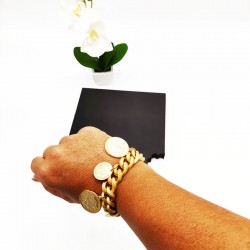 pulsera Donatella puesta de la firma Maldita Rita bisutería online
