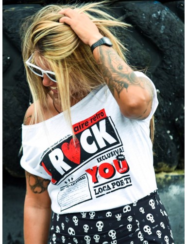 Camiseta "I rock you mucho" de Aire Retro.