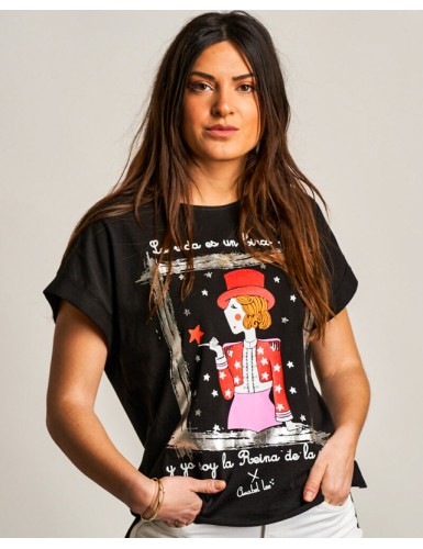 Camiseta Circo de la firma Anabel Lee marca Española